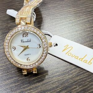 Women's Elegant Gold and Silver Watch